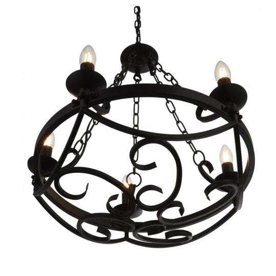 fekete kovacsoltvas csillar klasszikus lampa vilagitas elegans nagymeretu mediterran nagy belmagassag nappali eloter lepcsohaz gerenda elegans polgari kastely fekete lameridiana lampak kerek.jpg